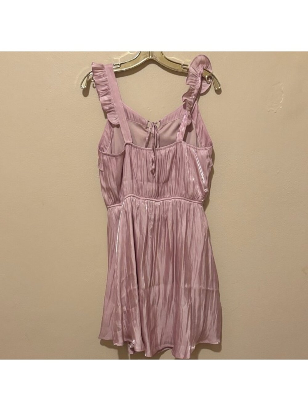 Andree Light Pink Ruffled Mini Dress - Picture 2 of 2